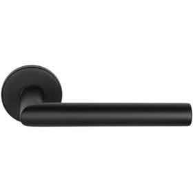 Deurkruk Haaks - mat zwart