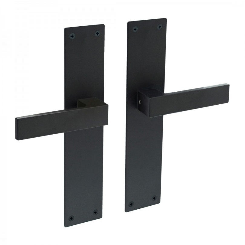 Intersteel Deurkruk Amsterdam op blind schild mat zwart