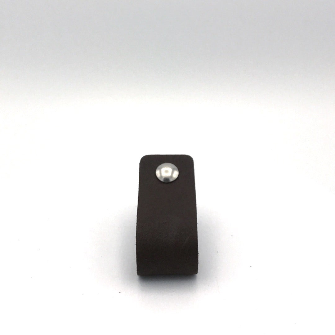 Handgreep Cacao breed 15 cm incl. rvs bouten en moeren - set van 2