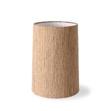 Lampenkap - Cone - Zijde bruin