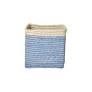 Opbergmand - Raffia 20x20x20cm - Blauw