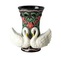 Vaas - Zwaan keramiek - Bruin