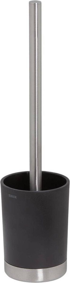 Tune Toiletborstel met houder vrijstaand RVS geborsteld / Zwart