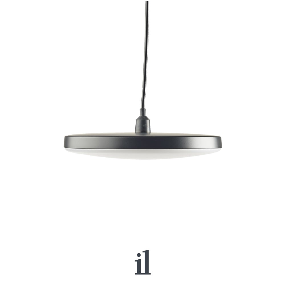 Hanglamp - Disc Pendant 100 230V IP55 - Zwart