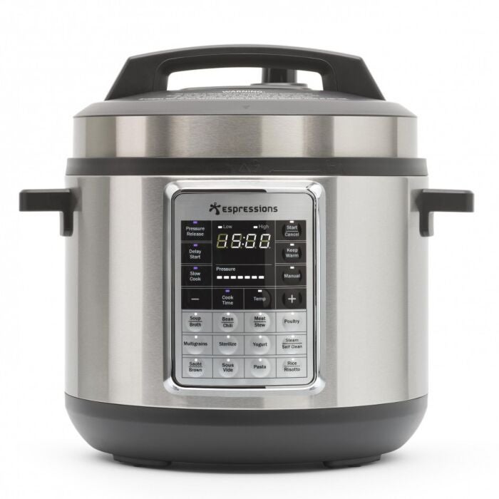 Slowcooker - Espressions EP6005 Smart Pressure Cooker 5,7L - RVS
