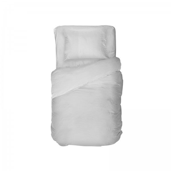 Dekbedovertrek - Erimo Eenpersoons  140/200-220 cm - White