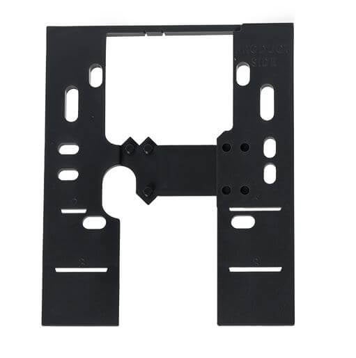 Bevestigingplaat- Fit 12V / 230V - Zwart 