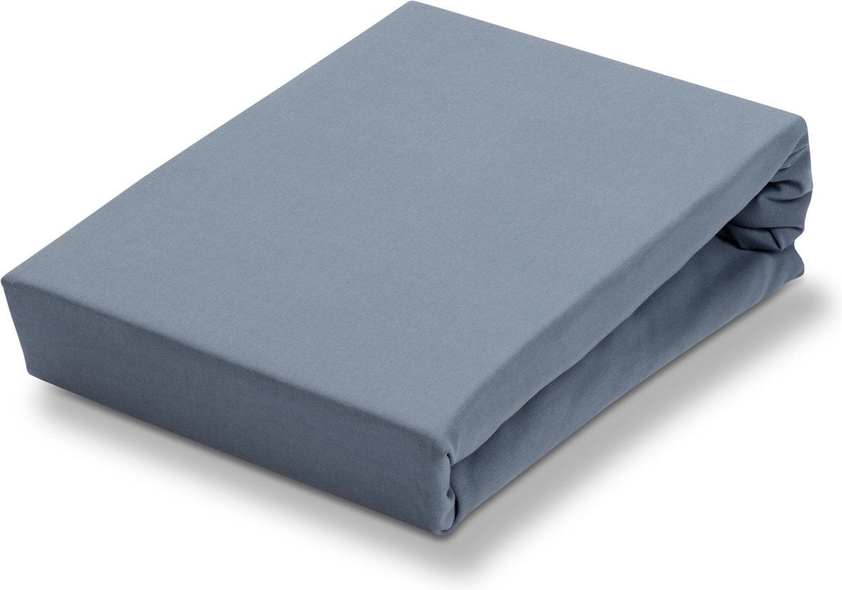 Hoeslaken - Jersey Supreme 140-160x200-220 - Faded denim