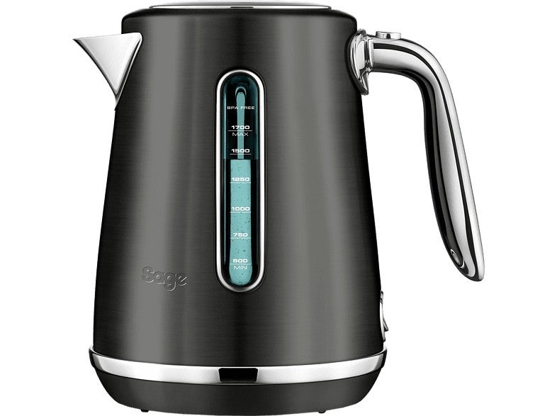 Waterkoker - The soft top luxe kettle - Black Stainless Steel