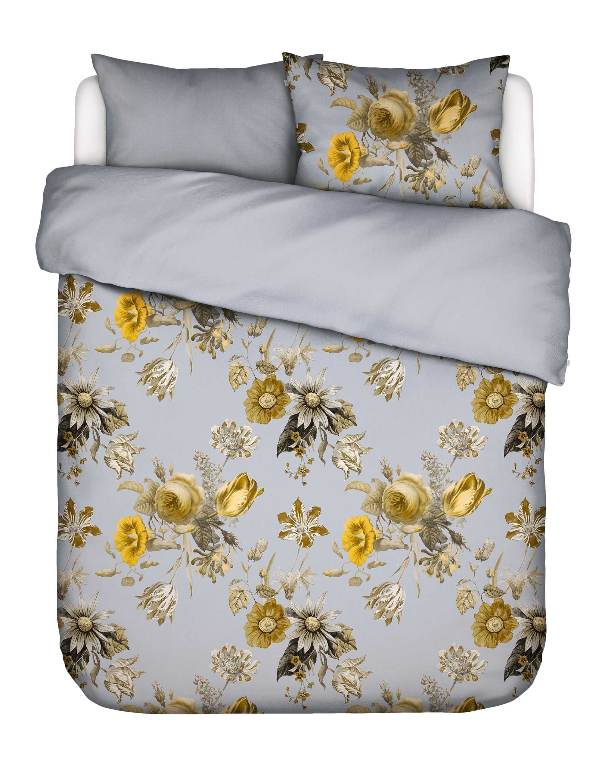 Dekbedovertrek - Florean Lits-Jumeaux 240/200-220 cm - Grijs