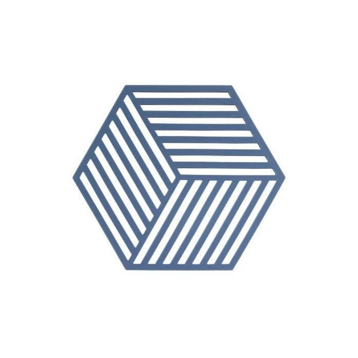 Onderzetter - Hexagon - Blauw