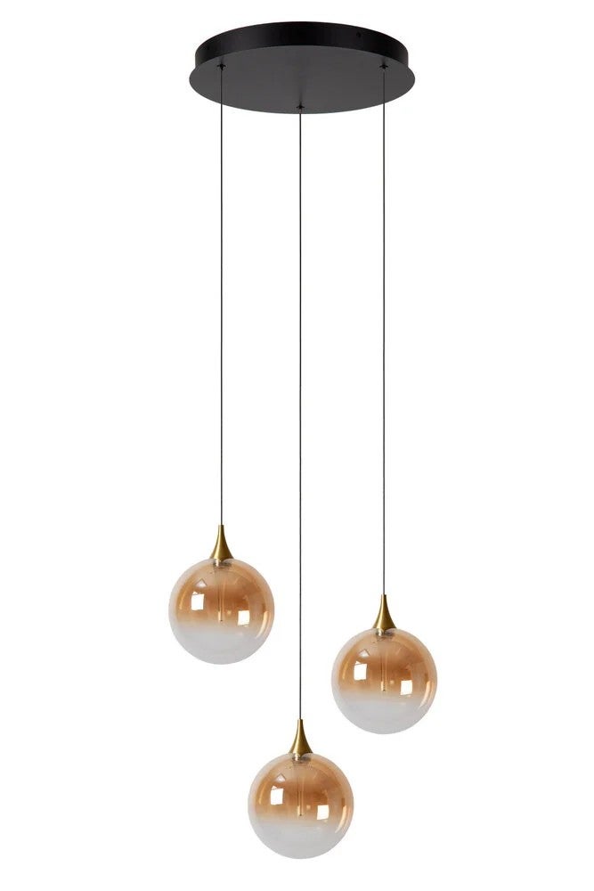 Hanglamp - Gisela - Amber (Ø36cm - 3x4,3W 2700K)