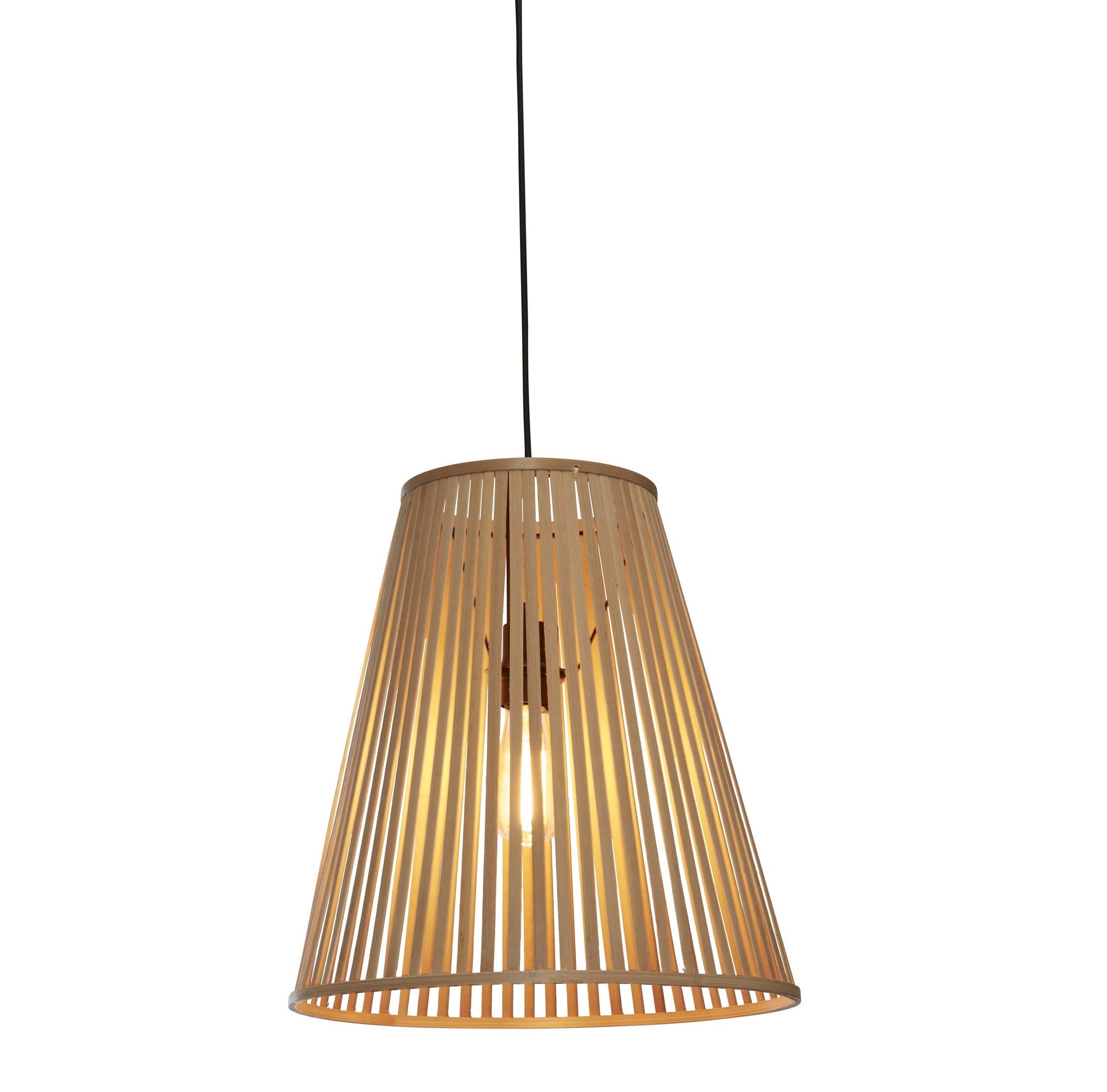 Hanglamp - Merapi tapered L E27 60W - Naturel