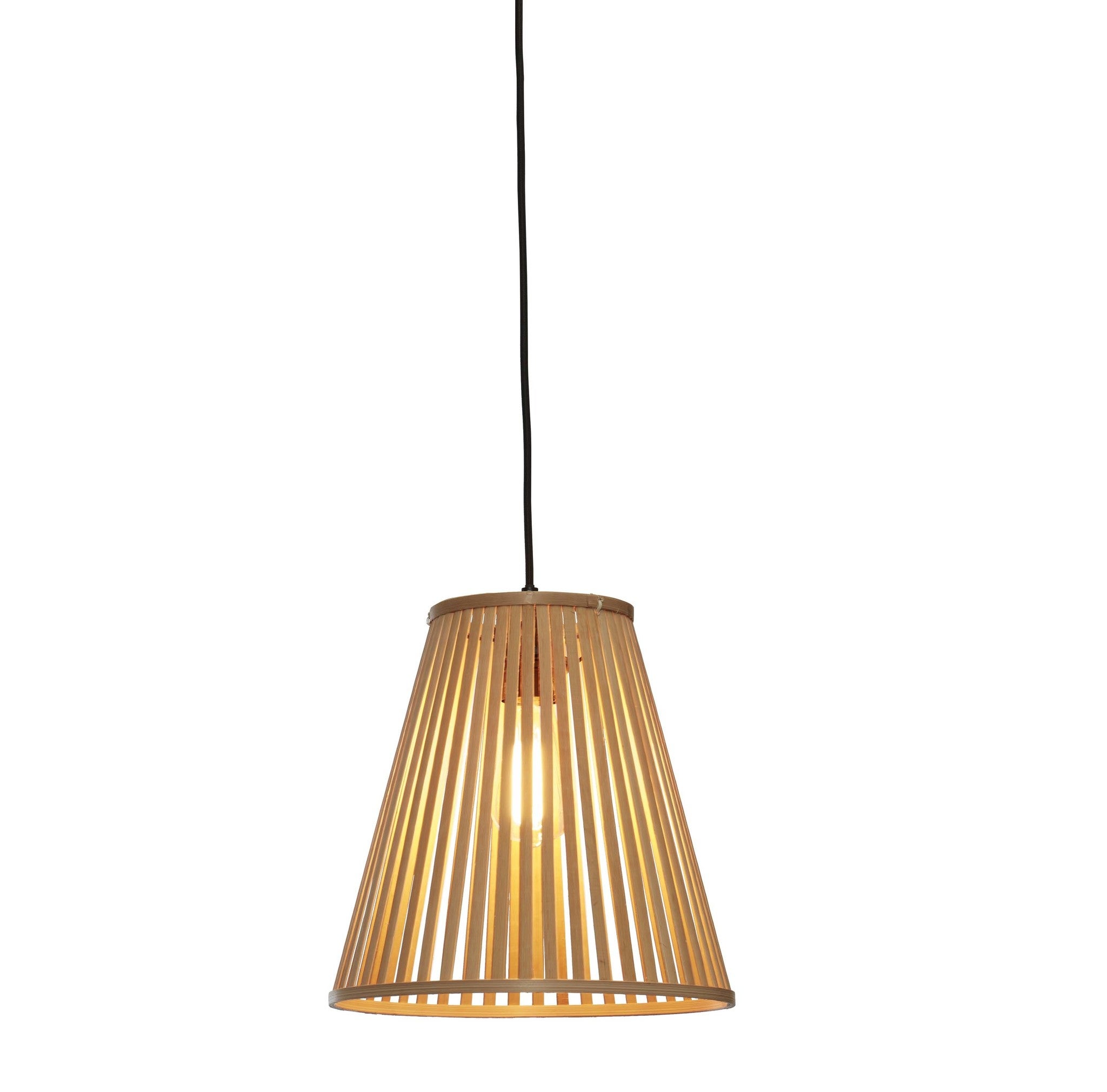 Hanglamp - Merapi tapered S E27 60W - Naturel