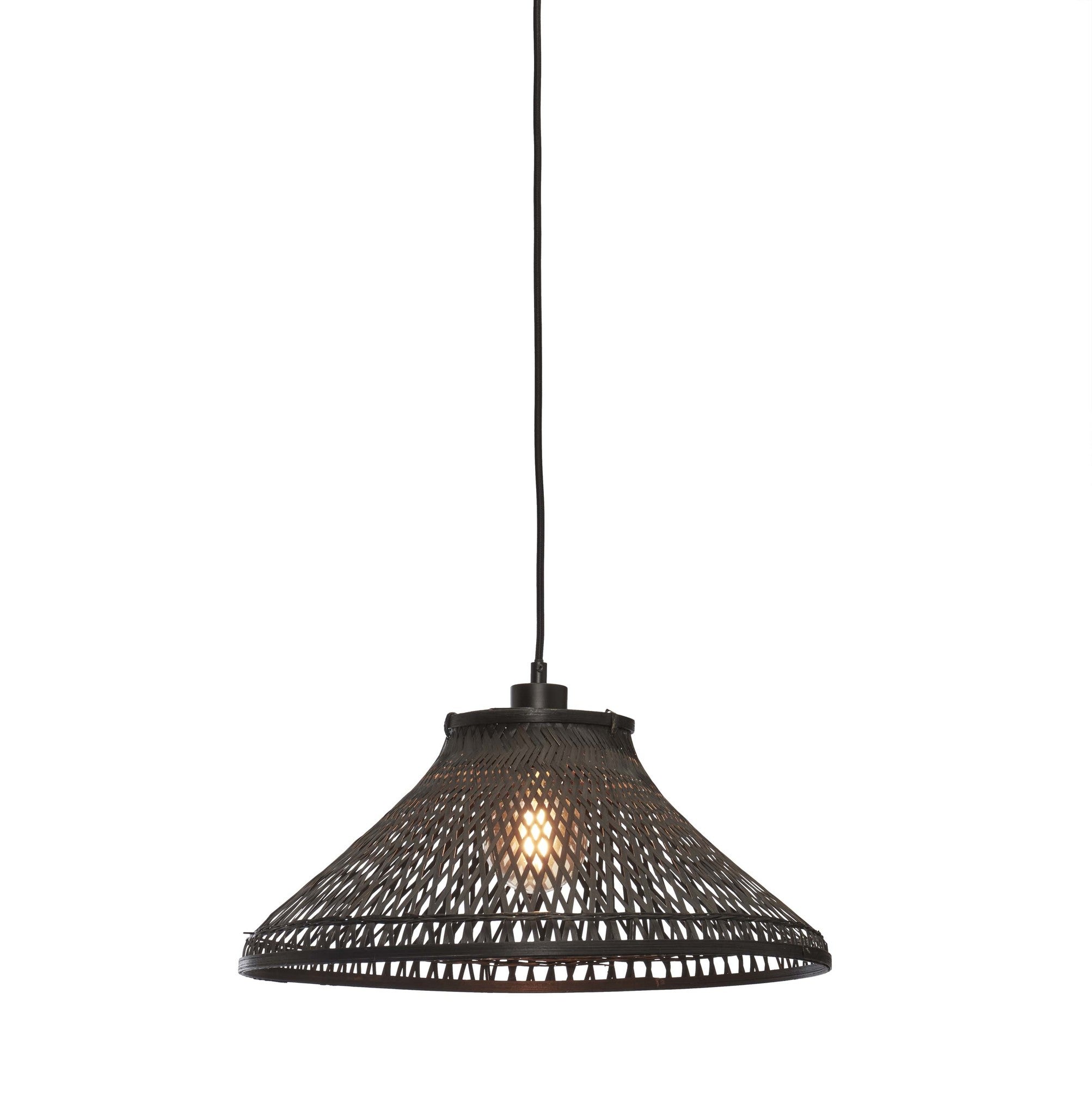 Hanglamp - Tahiti E27 60W - Zwart
