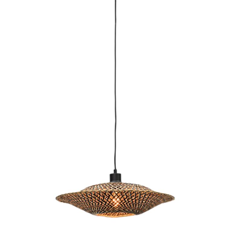 Hanglamp - Bali - Zwart/Naturel Small