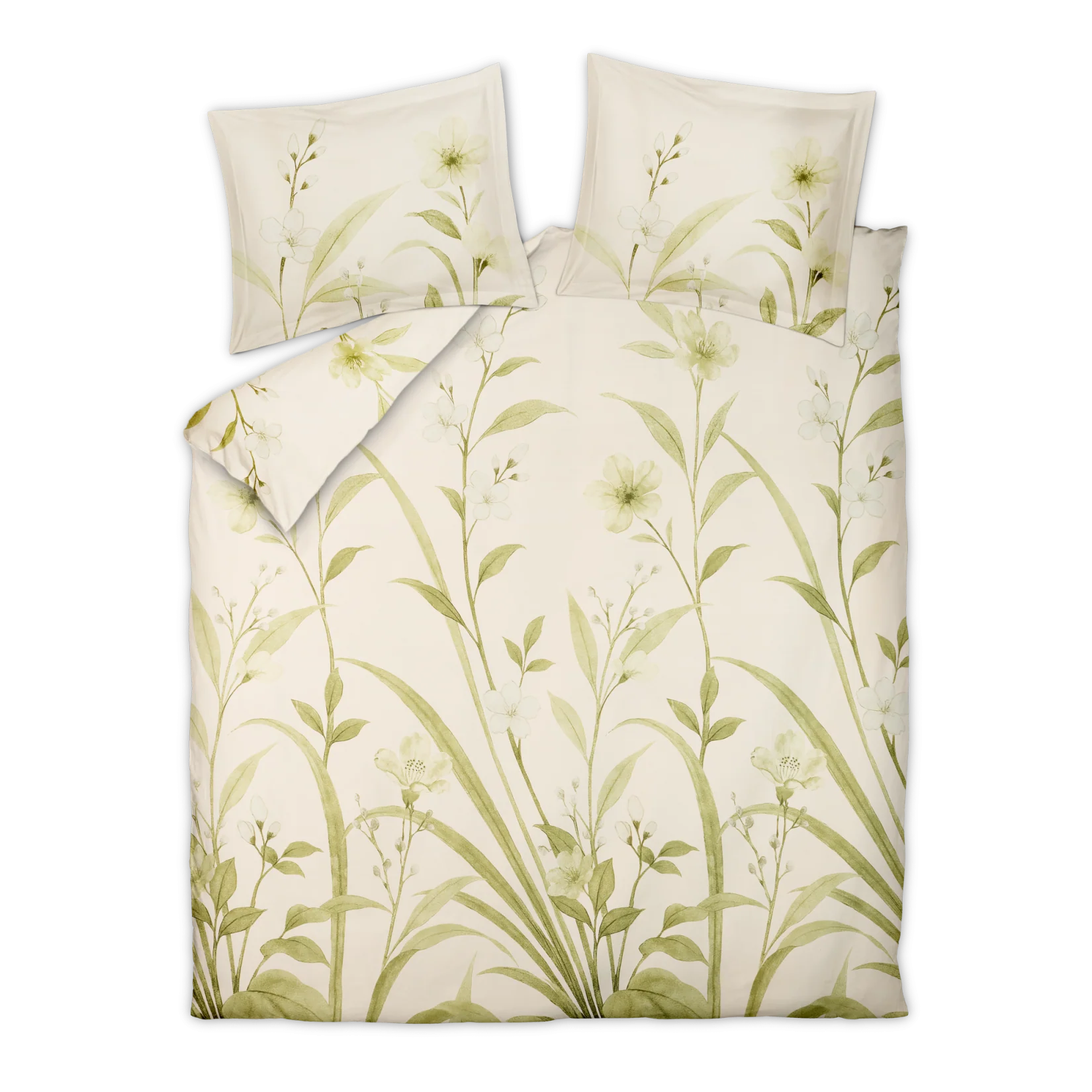 Dekbedovertrek - Greenmark 1-persoons 140/200-220 cm - Pistache