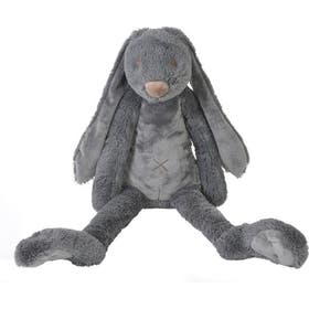 Knuffel - Rabbit Richie Groot 58cm - Donkergrijs