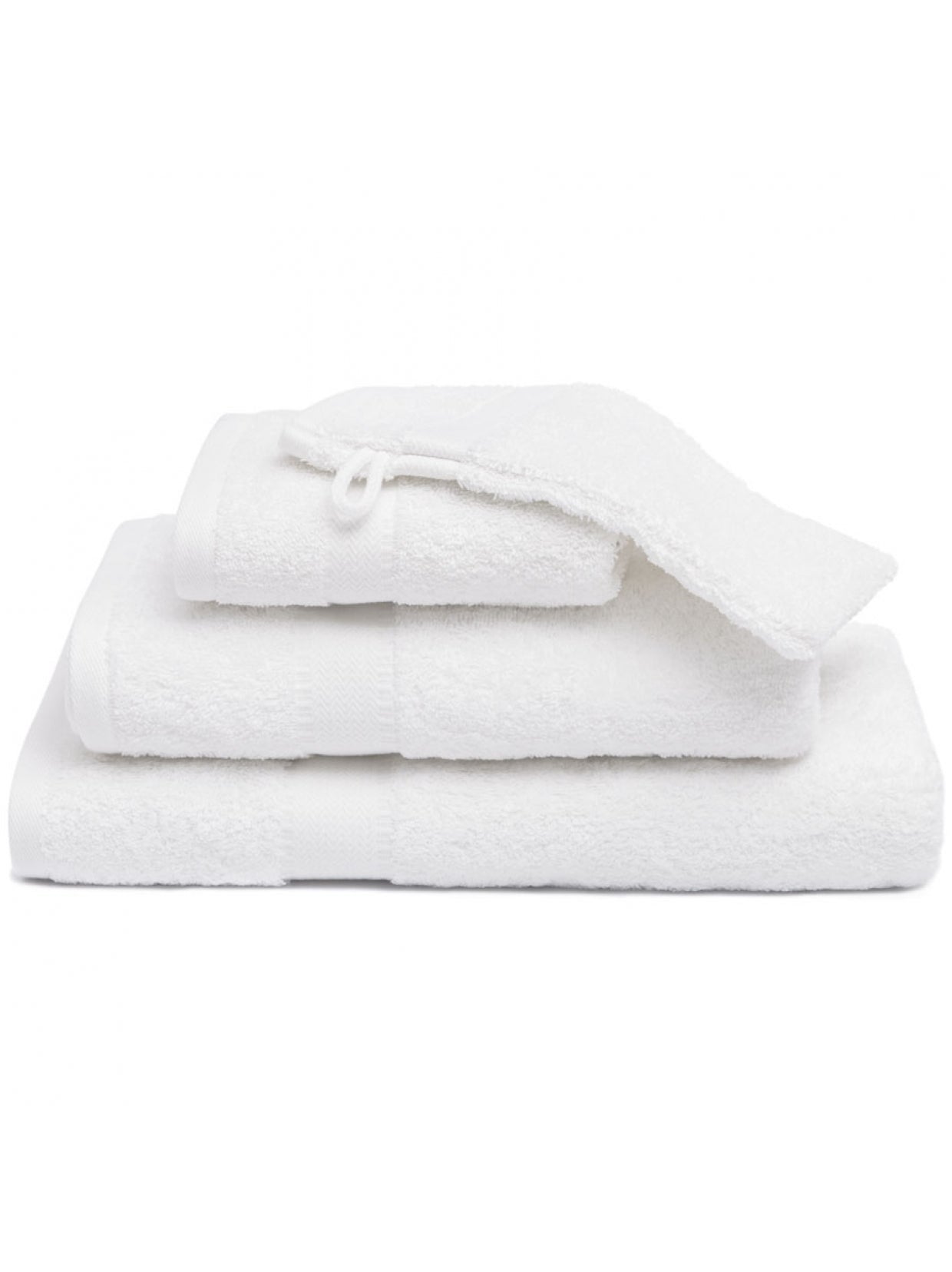 Prestige plain handdoek 60/110 wit