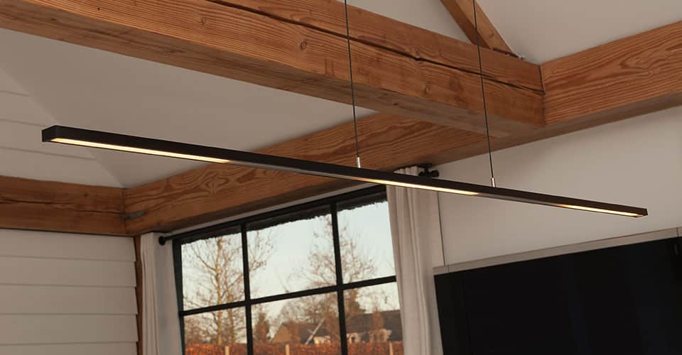 Hanglamp  S.O.L. 160cm zwart