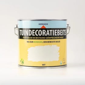 Tuindecoratiebeits - Wit - 2,5 Liter