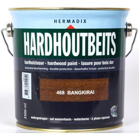 Hermadix hardhoutbeits bangkirai 468 2,5 l