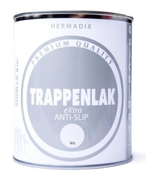Trappenlak - Extra anti-slip zijdeglans 750ml - Wit