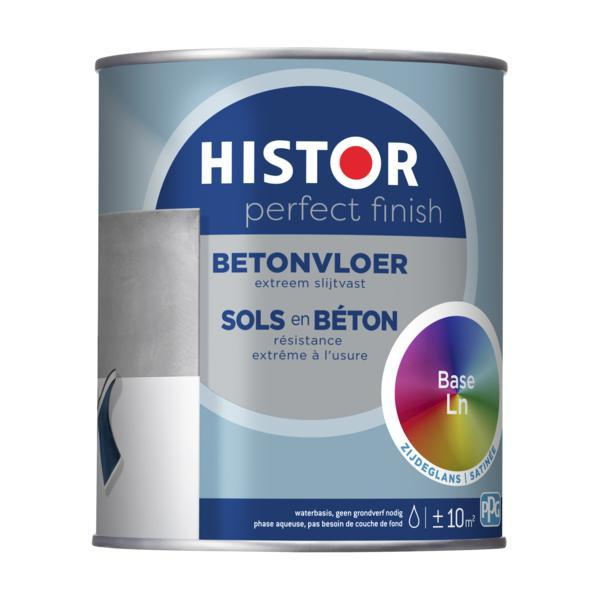 Mengverf voor betonvloer - Wit zijdeglans - 750 ml
