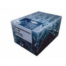 Hub spaanplaatschroef 5 x 60 mm pk pz rvs a2 125 stuks