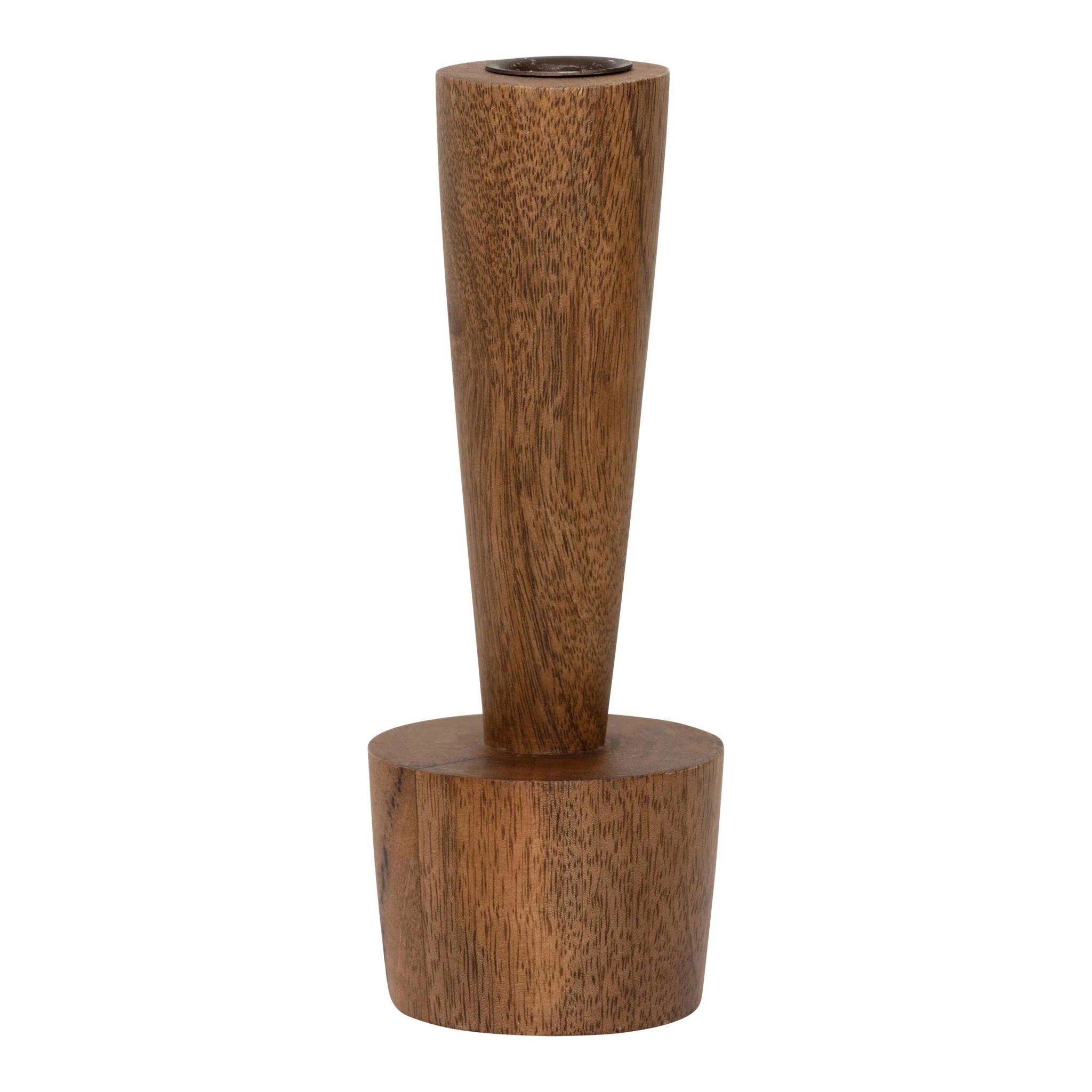 Kandelaar - Madera 20cm - Mangohout 
