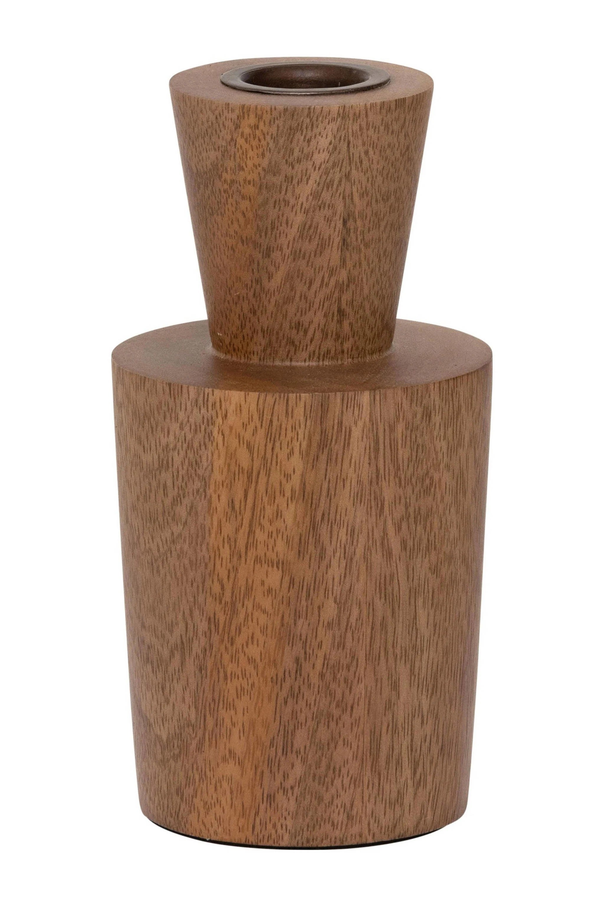 Kandelaar - Madera 15cm - Mangohout 