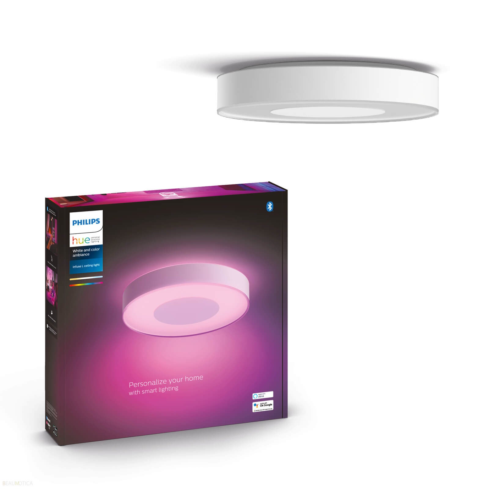 Plafondlamp - Infuse geintegreerde led 3700lm - Wit