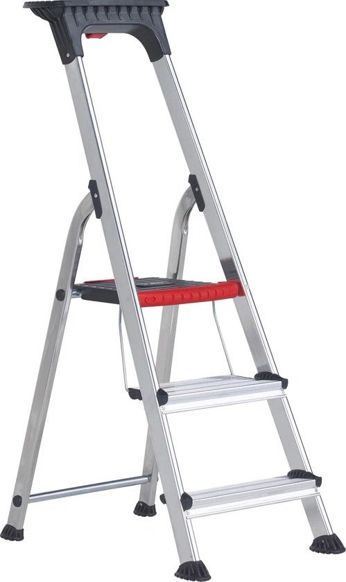 huishoudtrap - Double decker 3 treeds - Aluminium