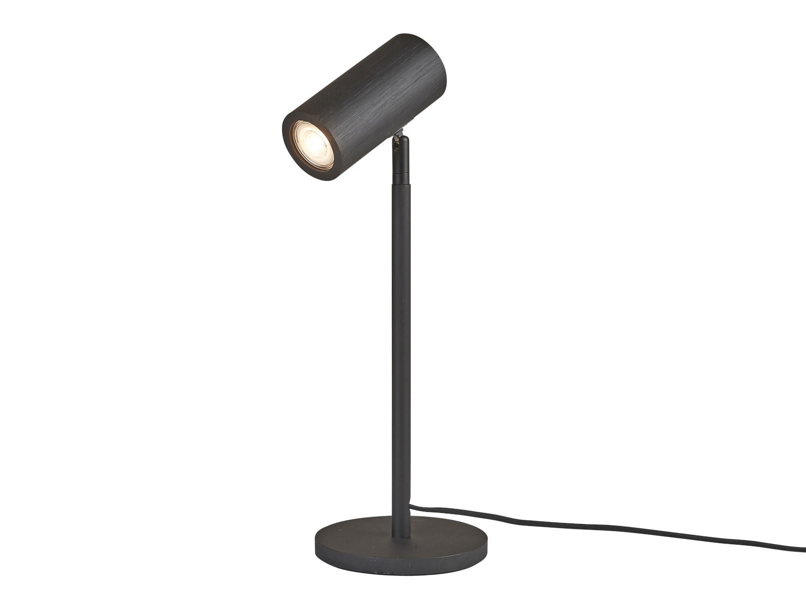 Tafellamp  bamboe Java h.47cm, LED3W GU10, zwart