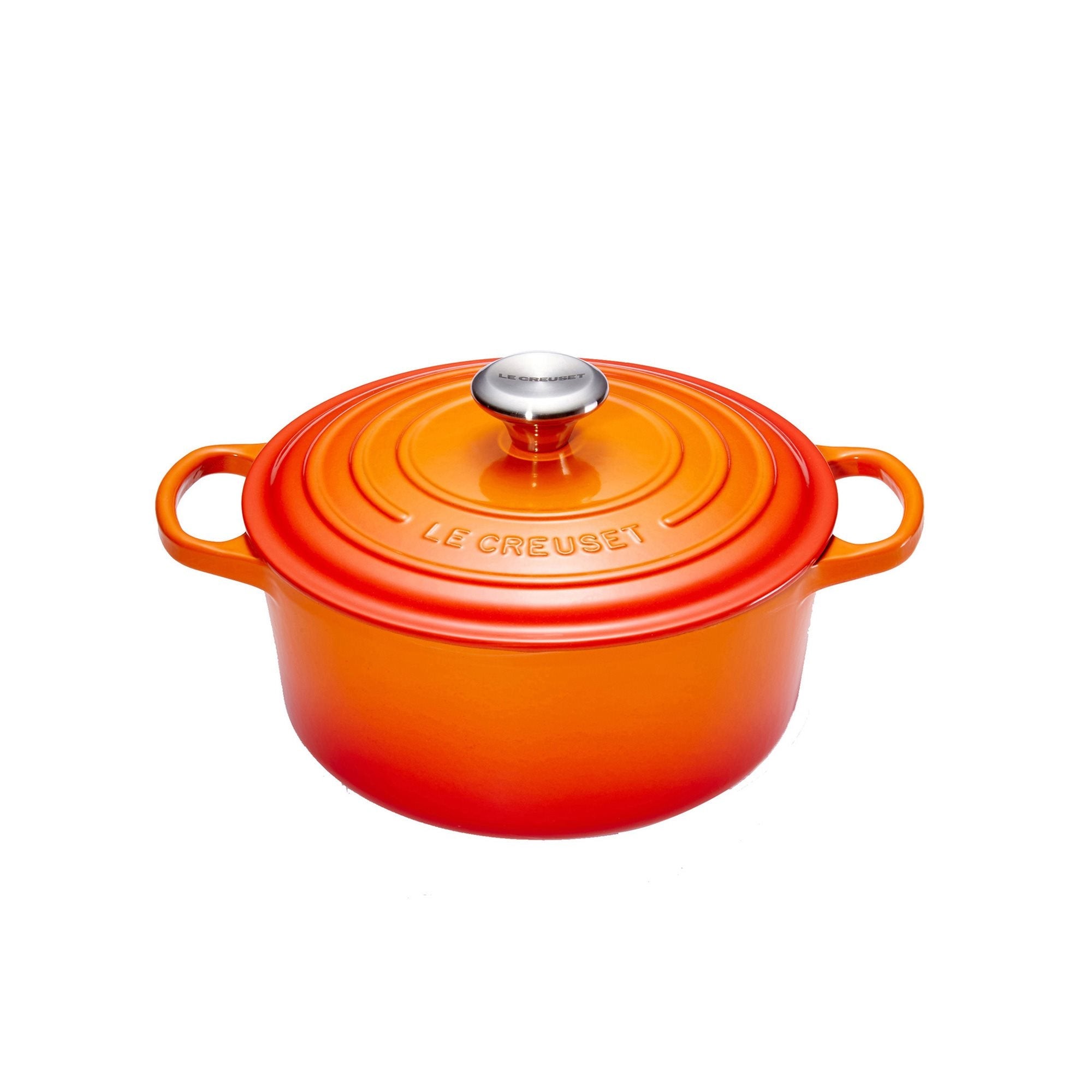 Braadpan -  Signature geëmailleerd gietijzer Ø24cm 4,2l - Oranjerood