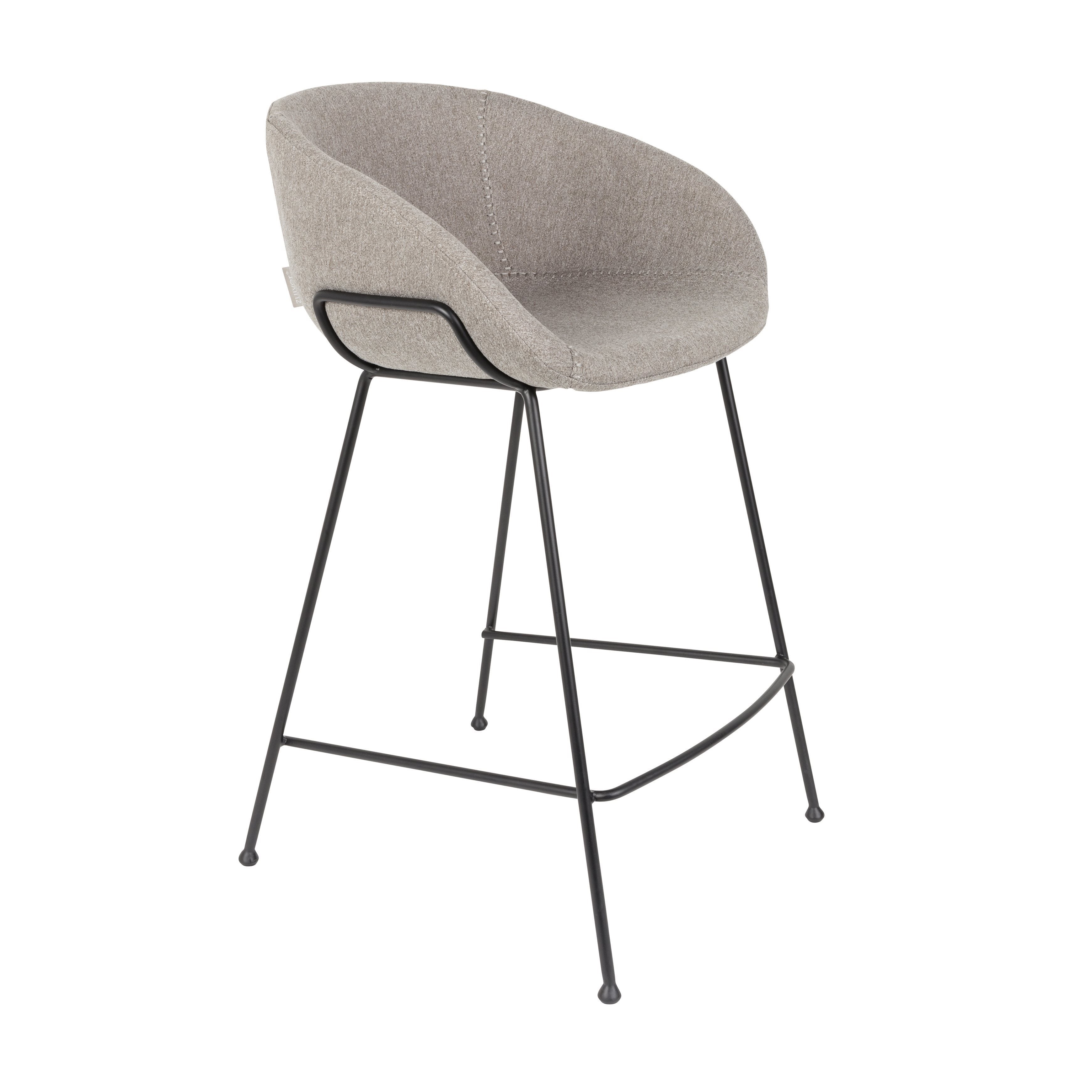 Barstoel - Stool Feston set van 2 - Grijs