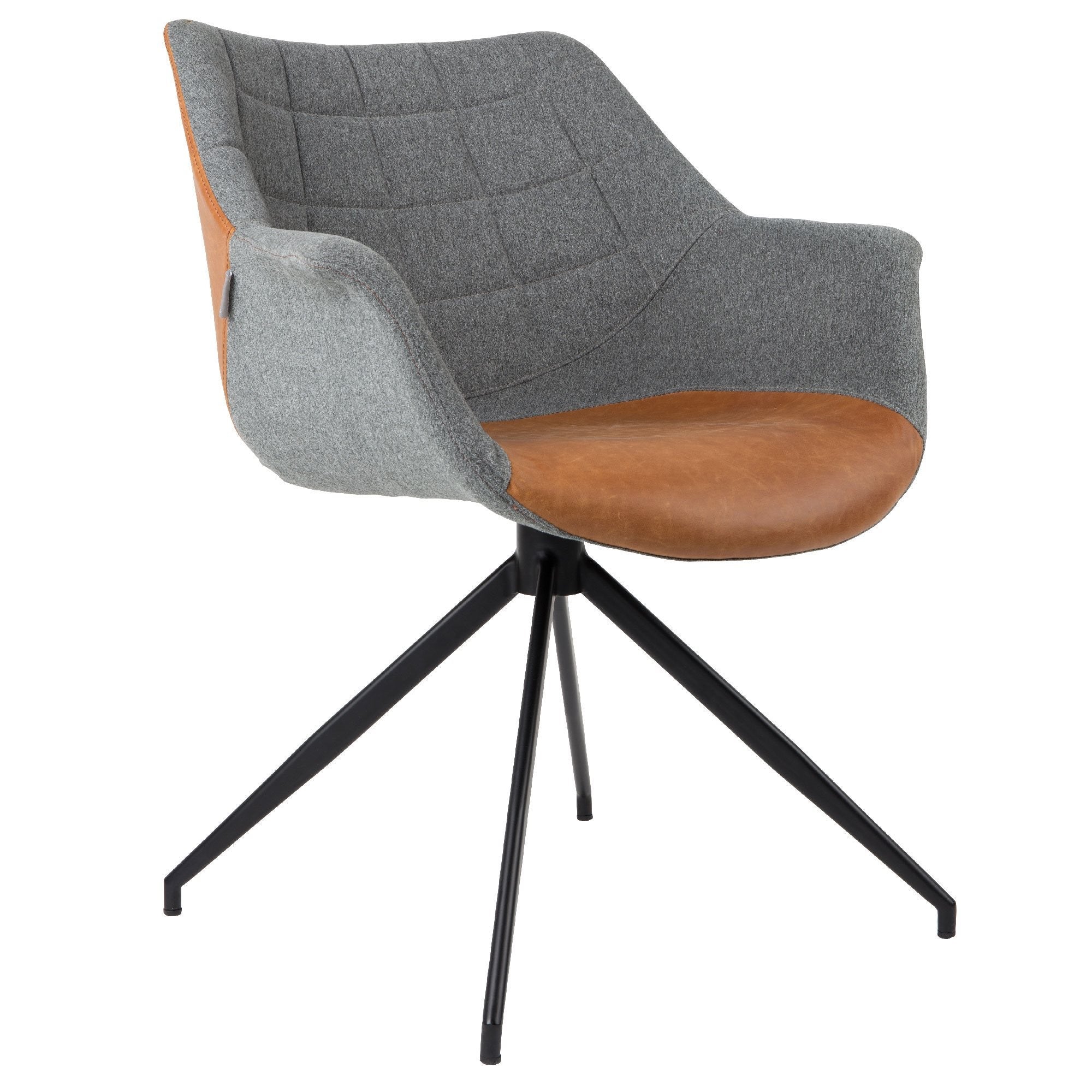 Stoel met armleuning - Doulton Vintage set van 2 - Bruin