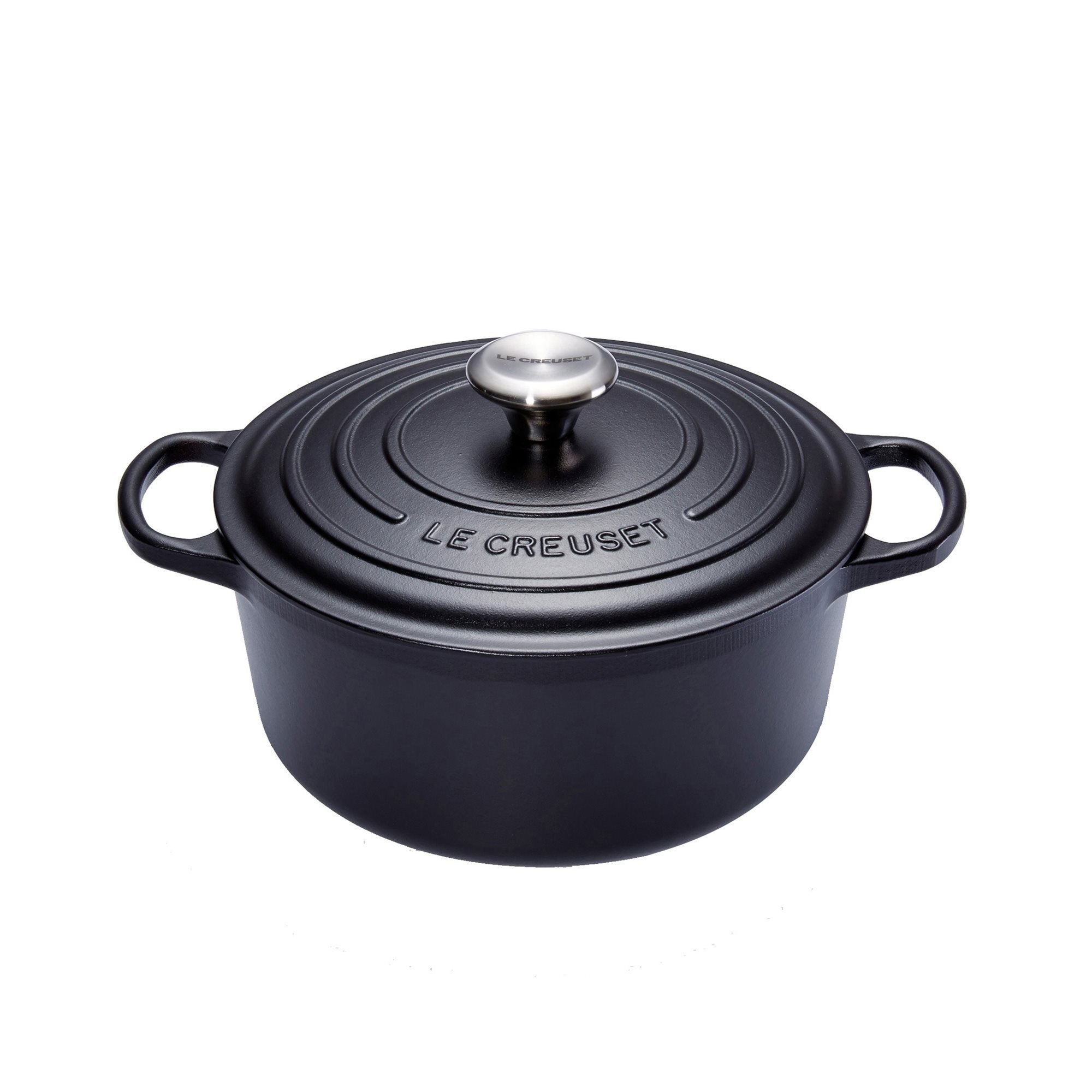 Braadpan - Signature gietijzer 28 cm 6,7l - Mat zwart