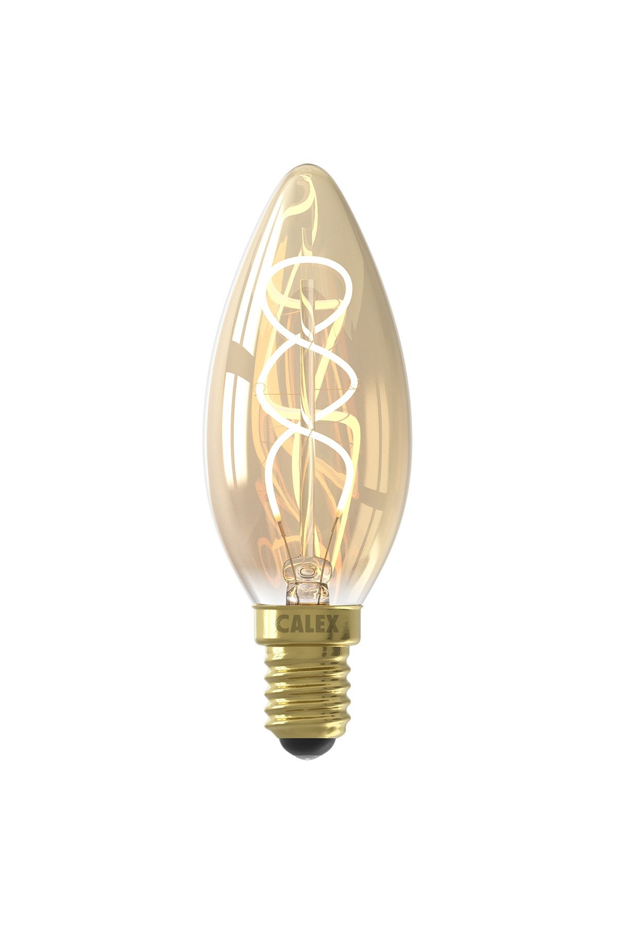 Ledlamp - Kaars 4W E14 - Goud  