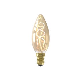 Ledlamp - Kaars 4W E14 - Goud