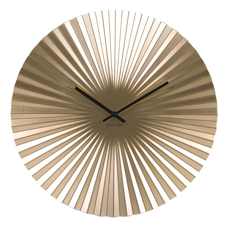 Wandklok - Sensu steel Ø40cm - Goud