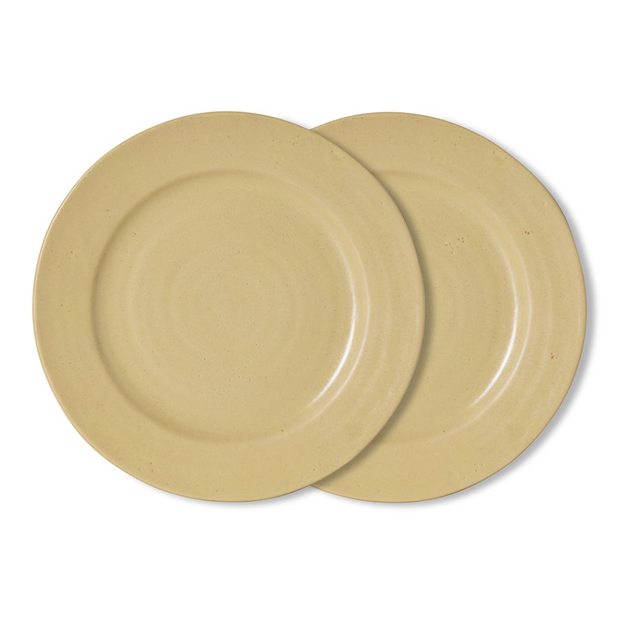 Farmhouse Ceramics - Dinerborden - Cream - Set van 2