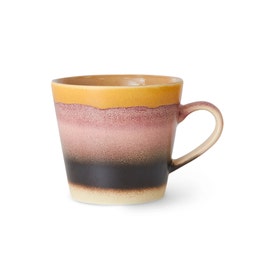 Cappucino kopje - 70s ceramisch - Sunset