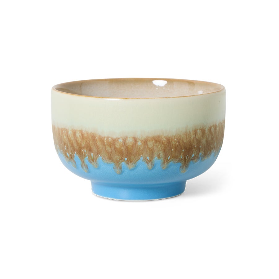70s ceramics - Noodle bowl - Azure