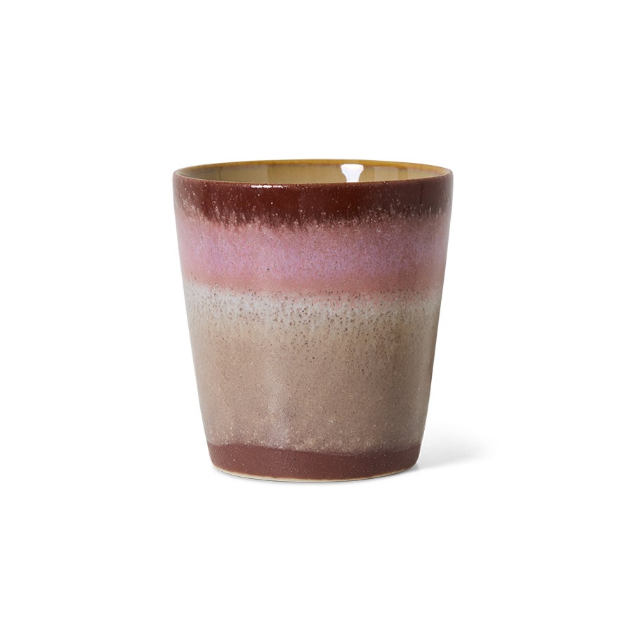 70s ceramics - Coffee mug -Bloom
