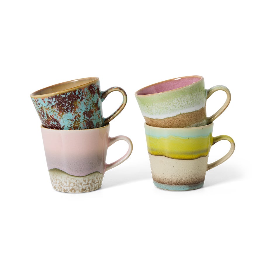  Americano mugs - Rococo - Set of 4