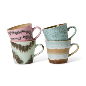 Cappuccino - Mugs dada - Set of 4