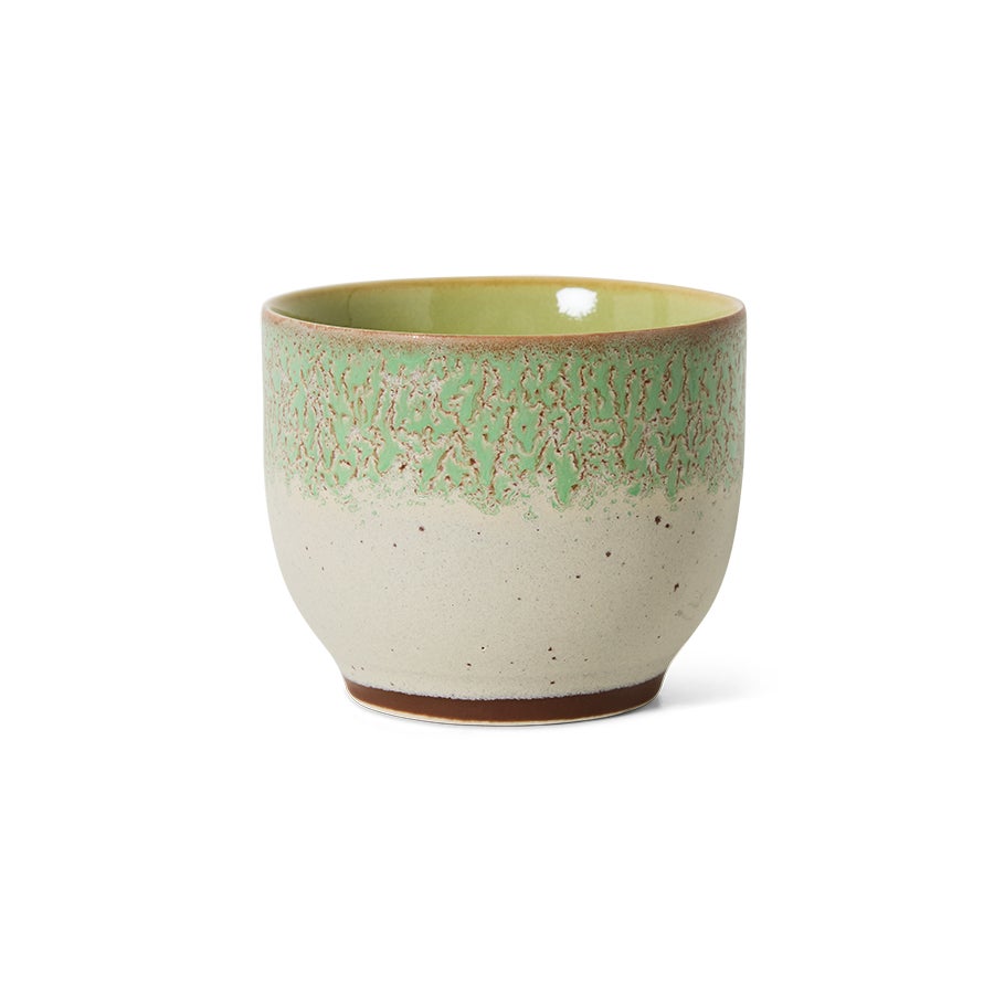 70s ceramics - Café cup - Chalk