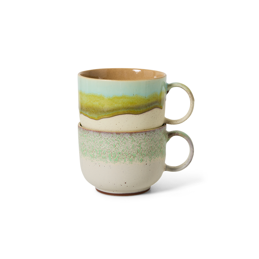 70s Ceramics - Theekoppen Neo - Set van 2