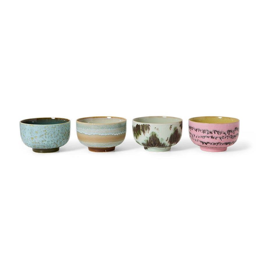 70s ceramics - Noodle bowls dada - Set of 4